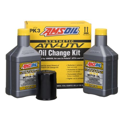 [PK3] Amsoil Oil Change Kit for Polaris PK3